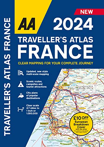 Traveller Atlas France 2024 (AA Road Atlas France)