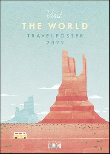Travelposter 2022 – Reiseplakate-Kalender von DUMONT– Wand-Kalender – Poster-Format 50 x 70 cm von DuMont