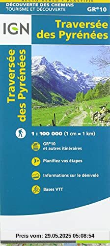 Traversee des Pyrenées 1:110 000