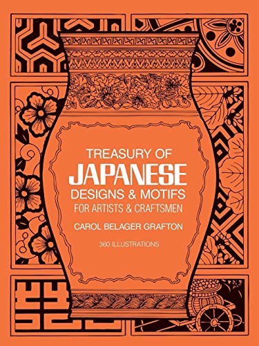Treasury of Japanese Designs and Motifs for Artists and Craftsmen (Dover Pictorial Archive Series)