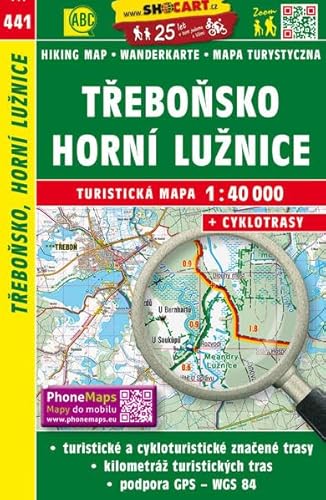 Třeboňsko, Horní Lužnice / Trebon, Obere Lainsitz (Wander - Radkarte 1:40.000) (SHOCart Wander - Radkarte 1:40.000 Tschechien, Band 441) von SHOCart