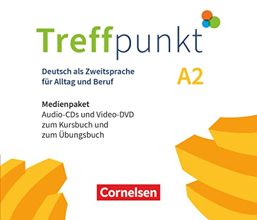 Treffpunkt - Deutsch für die Integration - Allgemeine Ausgabe – Deutsch als Zweitsprache für Alltag und Beruf - A2: Gesamtband: Medienpaket zum Kursbuch und Übungsbuch - Mit Audio-CDs und Video-DVDs Treffpunkt - Deutsch für die Integration - Allgemeine Ausgabe – Deutsch als Zweitsprache für Alltag und Beruf - A2: Gesamtband: Medienpaket zum Kursbuch und Übungsbuch - Mit Audio-CDs und Video-DVDs