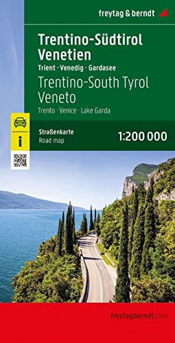 Trentino-Südtirol - Venetien, Straßen- und Freizeitkarte 1:200.000, freytag & berndt: Trient - Venedig - Gardasee (freytag & berndt Auto + Freizeitkarten) von FREYTAG-BERNDT UND ARTARIA