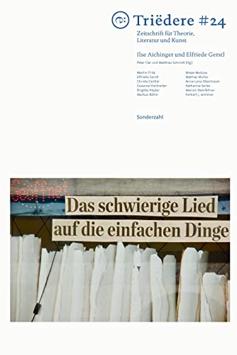 Triëdere #24: Ilse Aichinger und Elfriede Gerstl von Sonderzahl