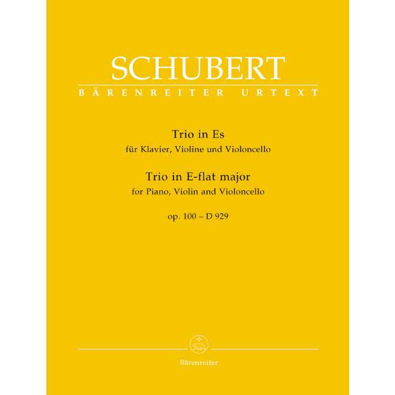 Trio Es-Dur op 100 D 929 Trio Es-Dur op 100 D 929