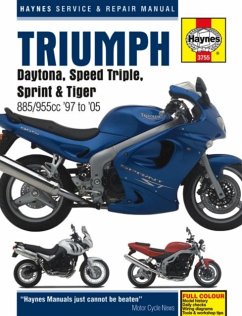 Triumph Daytona, Speed Triple, Sprint & Tiger 885/955cc (97 - 05) von Haynes Group Ltd