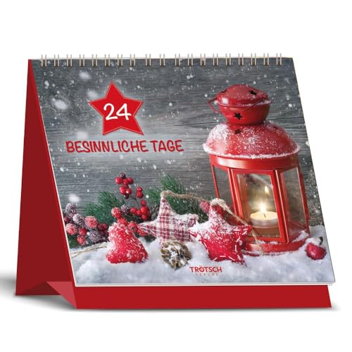 Trötsch Adventskalender 24 besinnliche Tage: Aufstell-Adventskalender von Trötsch