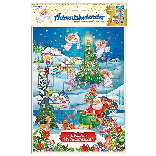 Trötsch Adventskalender zum Aufstellen: Weihnachtskalender Aufstellkalender Advent