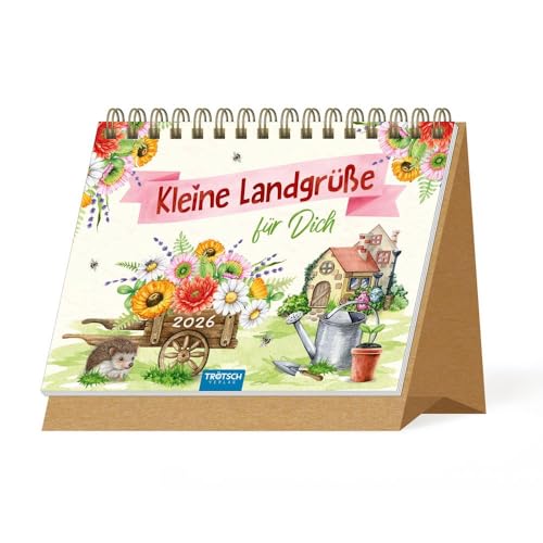 Trötsch Aufstellkalender Kleine Landgrüße 2026: Aufstellkalender Tischkalender Trötsch Aufstellkalender Kleine Landgrüße 2026: Aufstellkalender Tischkalender von TROTSCH