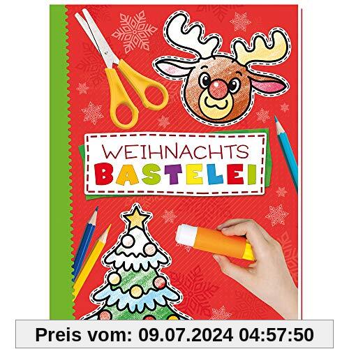Trötsch Bastelbuch mit Bastelbögen Weihnachtsbastelei: Bastelheft Beschäftigungsbuch