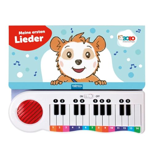 Trötsch Bobo Siebenschläfer Klavierbuch Meine ersten Lieder Soundbuch Liederbuch: Beschäftigungsbuch Soundbuch Liederbuch Kinderbuch von TROTSCH