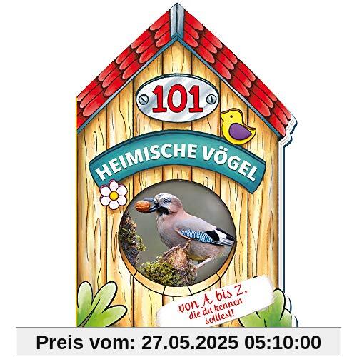 Trötsch Buch in Hausform 101 Heimische Vögel von A bis Z, die du kennen solltest: Kinderbuch Sachbuch Vogelbuch (Erstes Wissen)