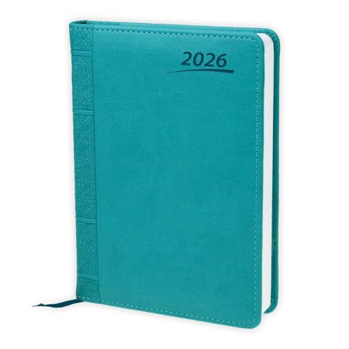 Trötsch Buchkalender A5 Aqua 2026: Tagesplaner Trötsch Buchkalender A5 Aqua 2026: Tagesplaner von TROTSCH