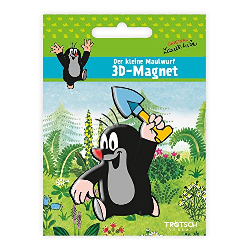 Trötsch Der kleine Maulwurf 3D Magnet Schaufel: Magnet für Kühlschrank Whiteboards oder Büroschränke (Magnete)