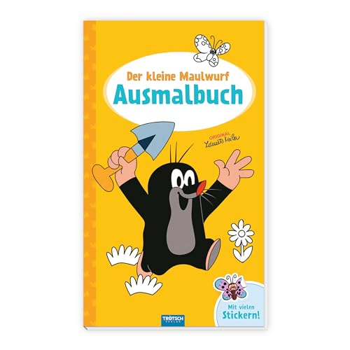 Trötsch Der kleine Maulwurf Ausmalbuch mit Stickern: Malbuch Beschäftigungsbuch Ausmalbuch von Trötsch Verlag GmbH & Co. KG