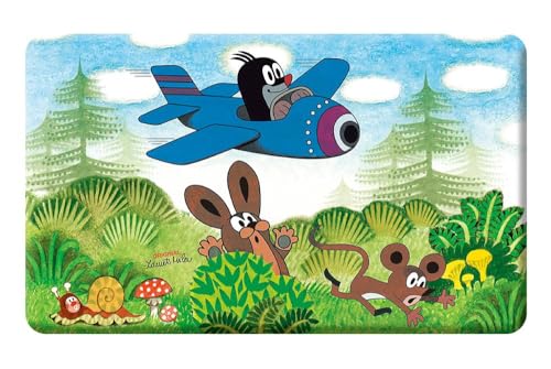 Trötsch Der kleine Maulwurf Frühstücksbrettchen Flugzeug: Frühstücksbrett Brett Kinderbrettchen Pauli