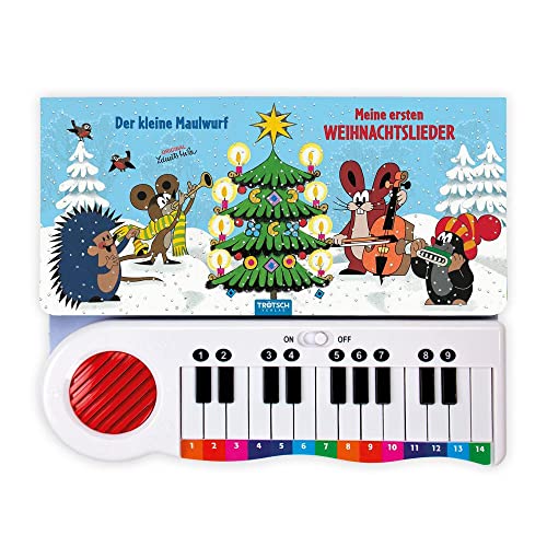 Trötsch Der kleine Maulwurf Klavierbuch Meine ersten Weihnachtslieder: Beschäftigungsbuch Soundbuch Liederbuch