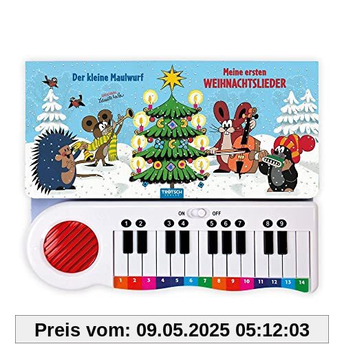 Trötsch Der kleine Maulwurf Klavierbuch Meine ersten Weihnachtslieder: Beschäftigungsbuch Soundbuch Liederbuch