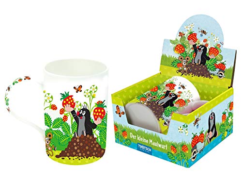 Trötsch Der kleine Maulwurf Lieblingstasse Erdbeere: Aus Porzellan mit Geschenkverpackung von Trötsch Verlag