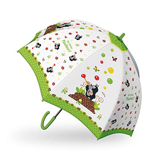Trötsch Der kleine Maulwurf Regenschirm Maulwurf grün: Kinder Regenschirm von Trötsch Verlag