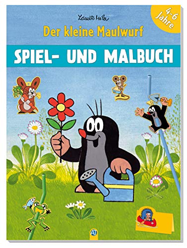 Spiel- und Malbuch "Der kleine Maulwurf": Malbuch Beschäftigungsbuch Ausmalbuch