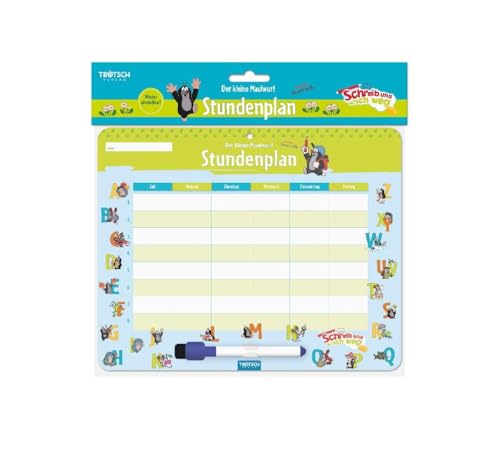Trötsch Der kleine Maulwurf Stundenplan abwischbar: Lehrplan Studienplan Schulwochenplan Trötsch Der kleine Maulwurf Stundenplan abwischbar: Lehrplan Studienplan Schulwochenplan