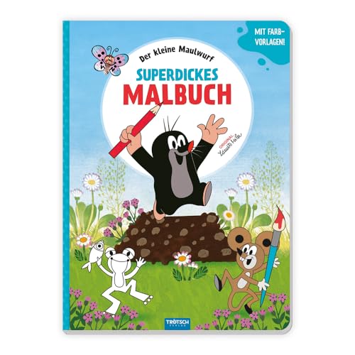 Trötsch Der kleine Maulwurf Superdickes Malbuch Ausmalbuch: Malbuch Ausmalbuch