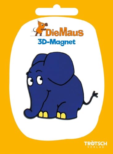 Trötsch Die Maus 3D-Magnet Elefant stehend: Die Sendung mit der Maus