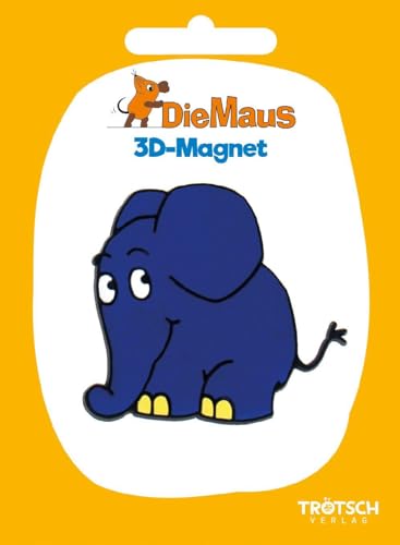 Trötsch Die Maus 3D-Magnet Elefant stehend: Die Sendung mit der Maus Trötsch Die Maus 3D-Magnet Elefant stehend: Die Sendung mit der Maus