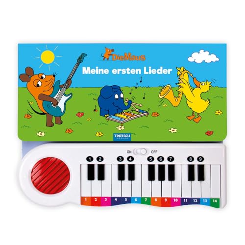 Trötsch Die Maus Klavierbuch Meine ersten Lieder Soundbuch Liederbuch: Beschäftigungsbuch Soundbuch Liederbuch (Ab 2 Jahren) von TROTSCH