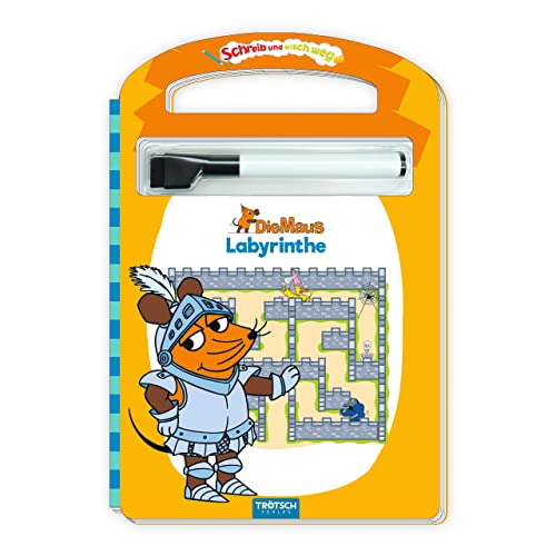 Trötsch Die Maus Schreib und wisch weg Pappenbuch Labyrinthe: Übungsbuch Lernheft Vorschule Grundschule Trötsch Die Maus Schreib und wisch weg Pappenbuch Labyrinthe: Übungsbuch Lernheft Vorschule Grundschule