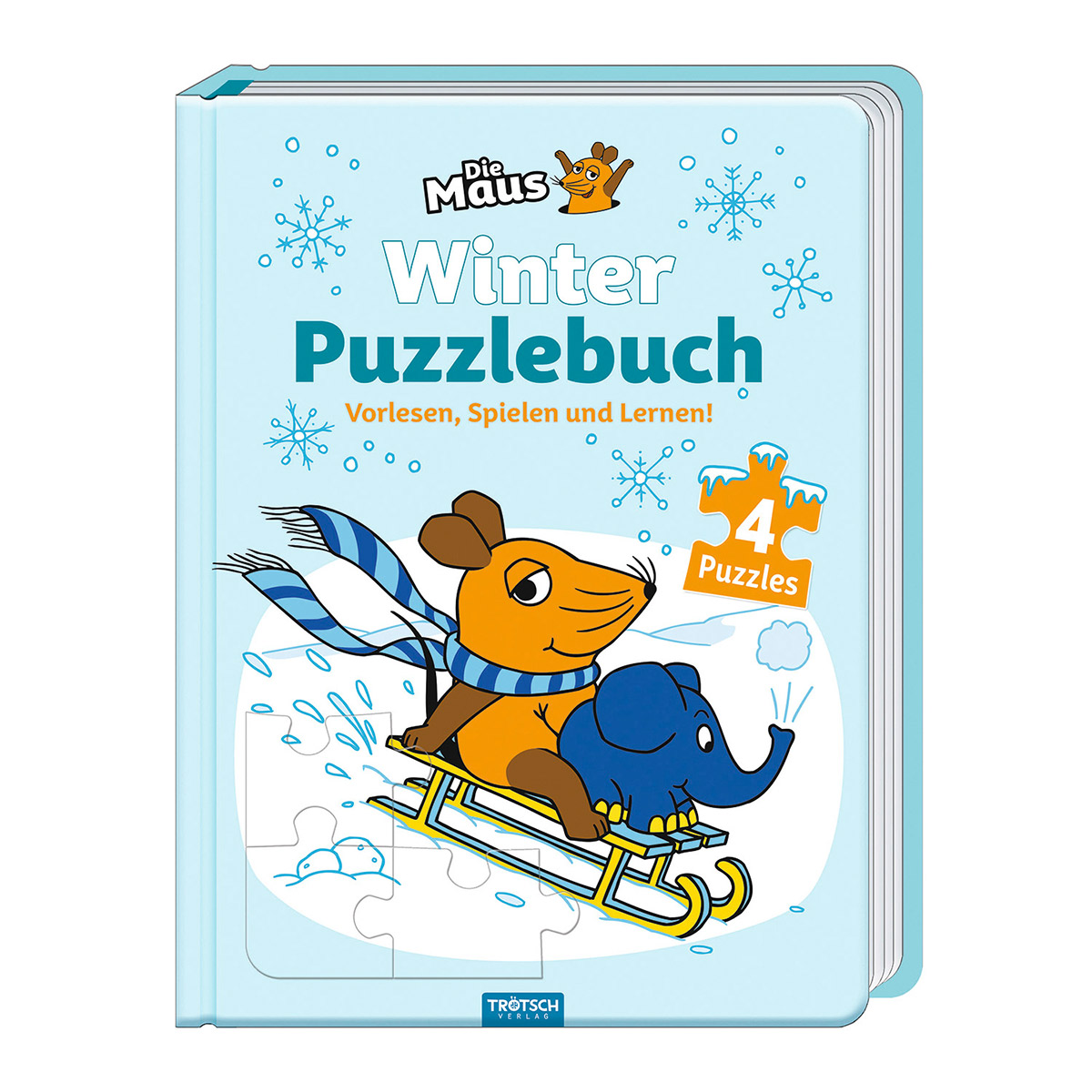 Die Maus: Winter-Puzzlebuch von Trötsch Verlag GmbH