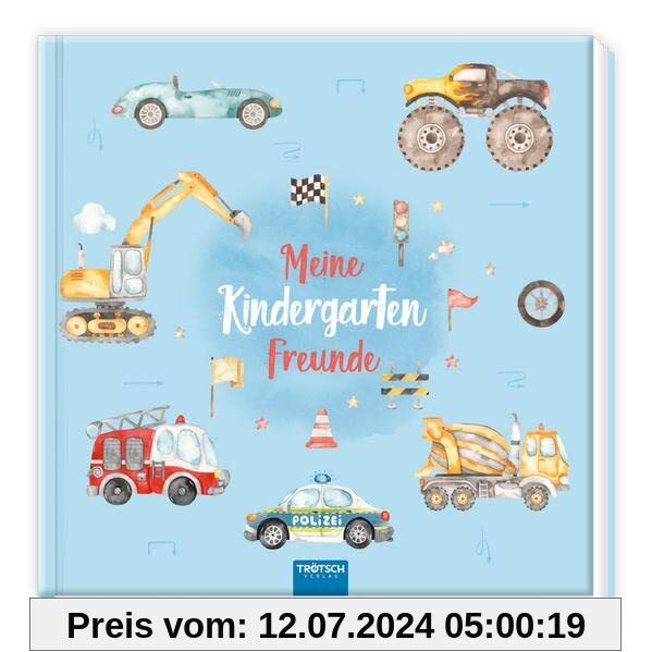 Trötsch Eintragealbum Meine Kindergartenfreunde Fahrzeuge: Freundealbum Kindergarten Feunde Erinnerungsalbum