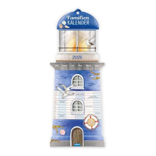 Trötsch Formkalender Familienkalender Leuchtturm 2026: Formkalender Geschenkkalender Kalender für die Küche Trötsch Formkalender Familienkalender Leuchtturm 2026: Formkalender Geschenkkalender Kalender für die Küche von TROTSCH