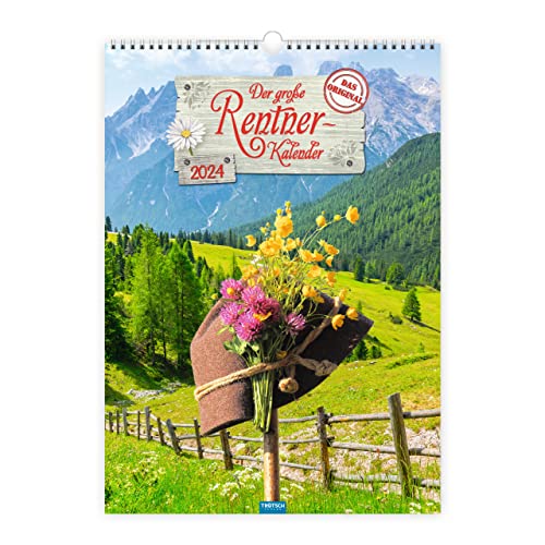 Trötsch Großbildkalender Der große Rentnerkalender 2024: Wandkalender