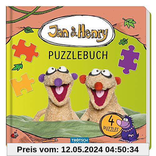 Trötsch Jan und Henry Puzzlebuch mit 4 Puzzle: Beschäftigungsbuch Entdeckerbuch Puzzlebuch