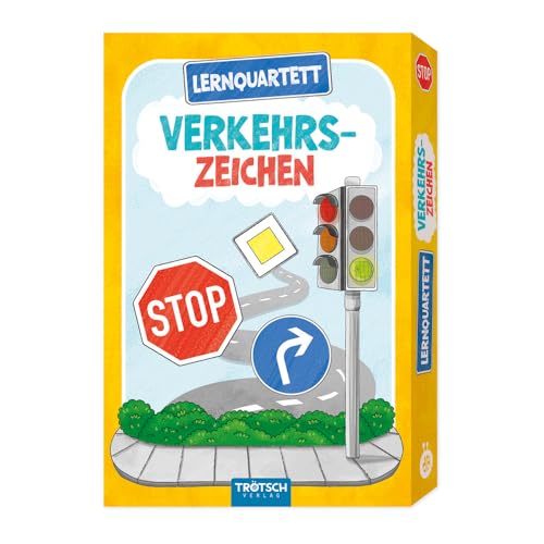 Trötsch Lernquartett Verkehrszeichen: Kartenspiel Gedächtnisspiel Lernspiel
