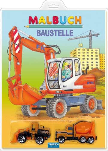 Trötsch Malbuch Baustelle: mit 2 Spielzeugen von Trtsch Verlag GmbH