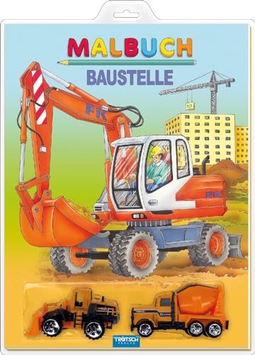 Trötsch Malbuch Baustelle: mit 2 Spielzeugen