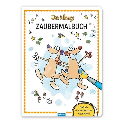Trötsch Malbuch Jan und Henry Zaubermalbuch: Malbuch Ausmalbuch von Trötsch Verlag GmbH & Co. KG