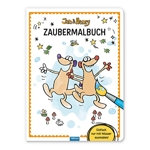 Trötsch Malbuch Jan und Henry Zaubermalbuch: Malbuch Ausmalbuch (Jan & Henry) von TROTSCH