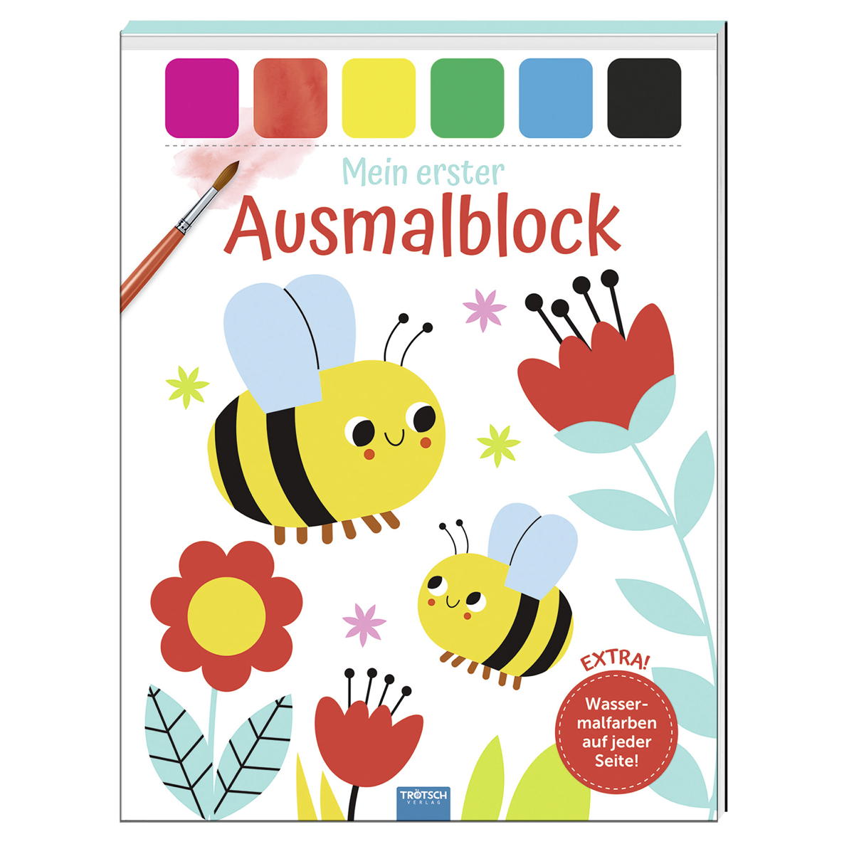Mein erster Ausmalblock »Biene« Mein erster Ausmalblock »Biene« von Trötsch Verlag GmbH