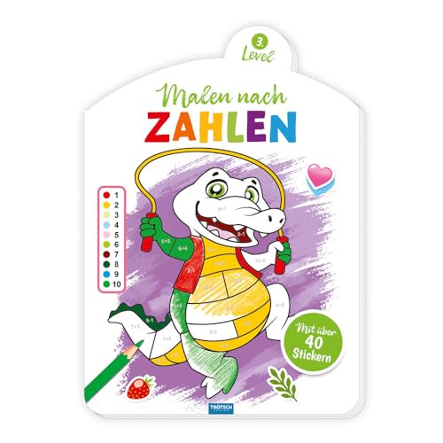 Trötsch Malen nach Zahlen 3. Level Malbuch: Malbuch Beschäftigungsbuch Ausmalbuch Trötsch Malen nach Zahlen 3. Level Malbuch: Malbuch Beschäftigungsbuch Ausmalbuch