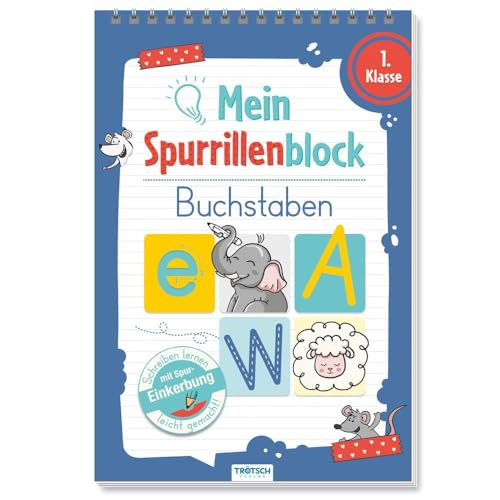 Trötsch Mein Spurrillenblock Buchstaben Übungsbuch: Übungsbuch Beschäftigungsbuch Lernbuch Trötsch Mein Spurrillenblock Buchstaben Übungsbuch: Übungsbuch Beschäftigungsbuch Lernbuch