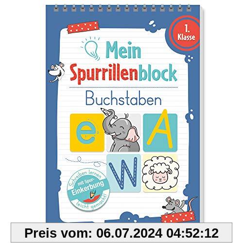 Trötsch Mein Spurrillenblock Buchstaben Übungsbuch: Übungsbuch Beschäftigungsbuch Lernbuch