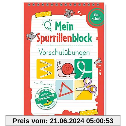 Trötsch Mein Spurrillenblock Vorschulübungen Übungsbuch: Übungsbuch Beschäftigungsbuch Lernbuch
