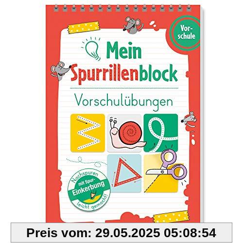 Trötsch Mein Spurrillenblock Vorschulübungen Übungsbuch: Übungsbuch Beschäftigungsbuch Lernbuch