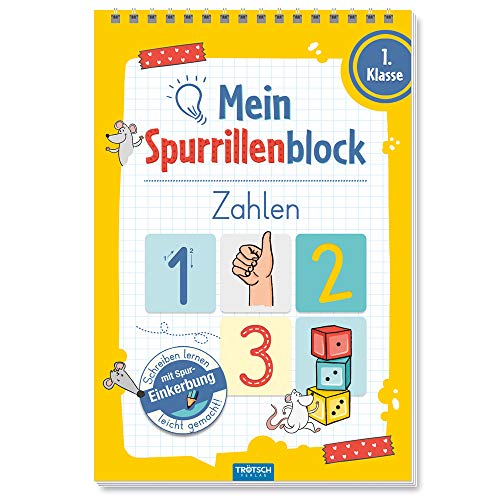 Trötsch Mein Spurrillenblock Zahlen Übungsbuch: Übungsbuch Beschäftigungsbuch Lernbuch