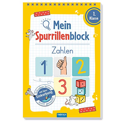 Trötsch Mein Spurrillenblock Zahlen Übungsbuch: Übungsbuch Beschäftigungsbuch Lernbuch Trötsch Mein Spurrillenblock Zahlen Übungsbuch: Übungsbuch Beschäftigungsbuch Lernbuch