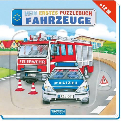 TRÖTSCH - Mein erstes Puzzlebuch "Fahrzeuge" | Farbenfrohes Kinderbuch mit lustigen Reimen und großen Puzzleteilen. Interaktives Kinderbuch zum gemeinsamen Vorlesen, Spielen und Staunen | Ab 1 Jahr TRÖTSCH - Mein erstes Puzzlebuch "Fahrzeuge" | Farbenfrohes Kinderbuch mit lustigen Reimen und großen Puzzleteilen. Interaktives Kinderbuch zum gemeinsamen Vorlesen, Spielen und Staunen | Ab 1 Jahr